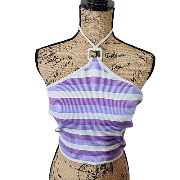 Divided Women's Halter tank top. Nwt size Large - Picture 3 of 4